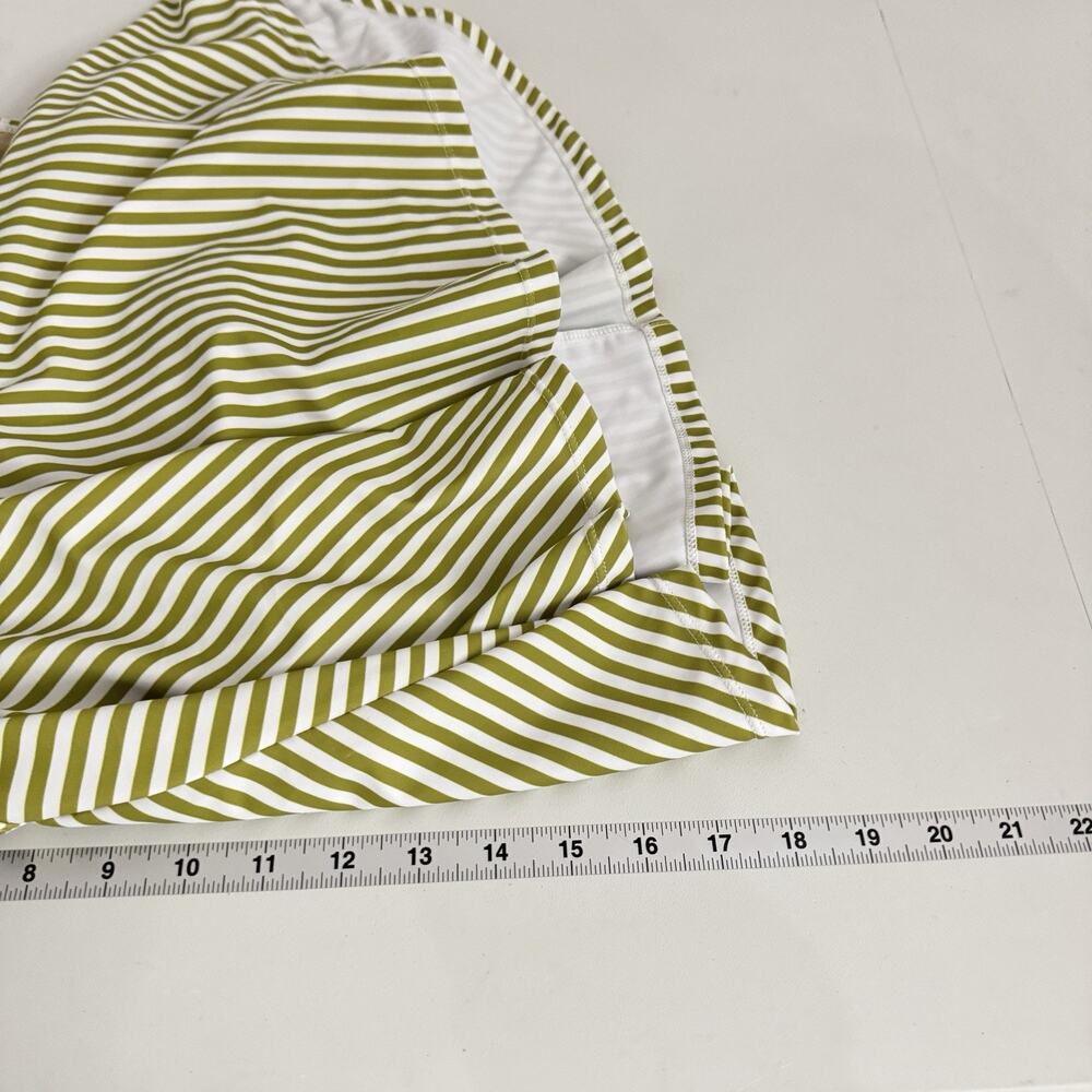 Kortni Jeane 2-Piece Swimsuit Sz S Pear Stripes Swing Top High Rise Bottoms - Picture 10 of 12